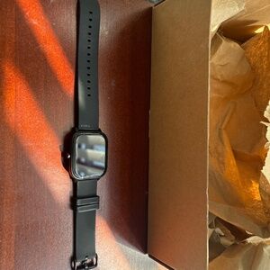 Timex Unisex Metropolitan S AMOLED Black 36mm Smartwatch, GPS & Heart Rate, Sili